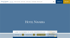 Desktop Screenshot of hotelnavarra.com